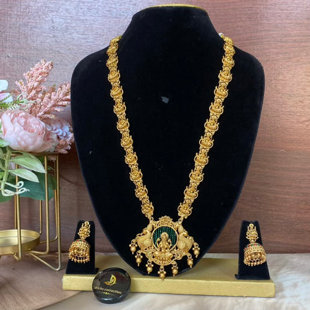 Lakshmi haram with jumka