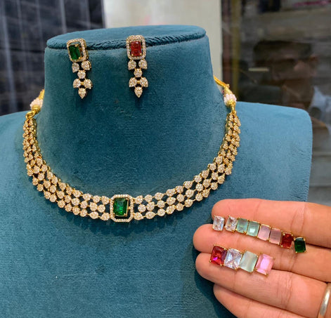 Changeable stone jewelry 06