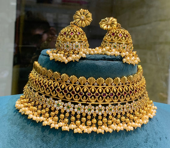 CZ guttapusalu choker