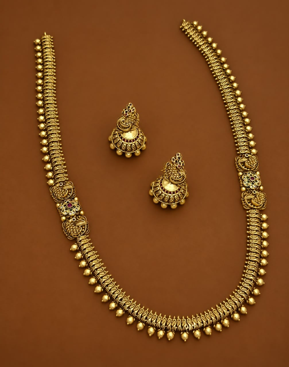 Mayura Haram with jumka