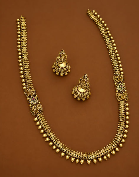 Mayura Haram with jumka