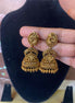 Antique peacock Nakshi jumka