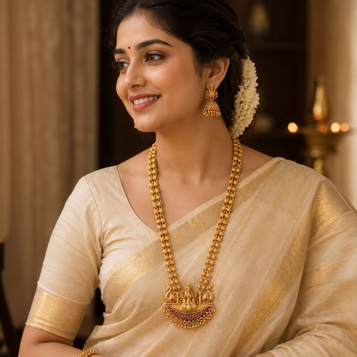 Kanmani haram with jumka