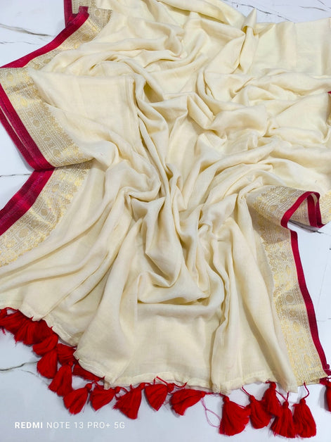 Paavai mul cotton saree