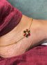 Flower anklet