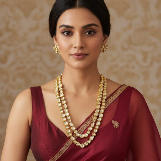 Kundan Mala with stud