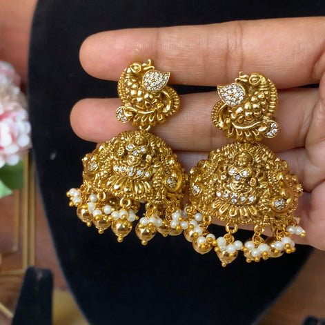 Lakshmi dollar chain with jumka