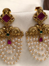 Pearl chandbali