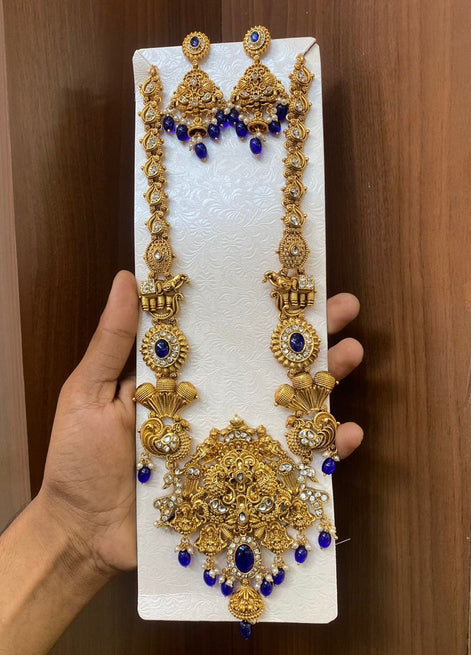 Bridal haram with chandbali