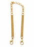 Gold lookalike back chains