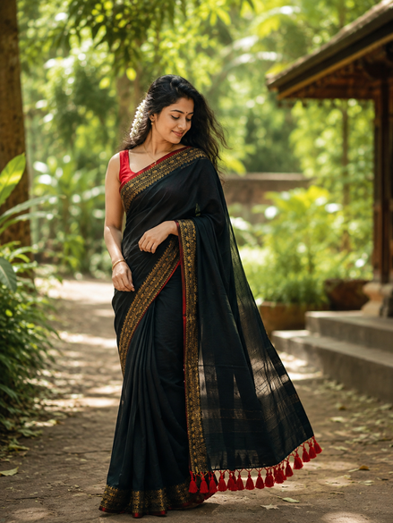 Paavai mul cotton saree