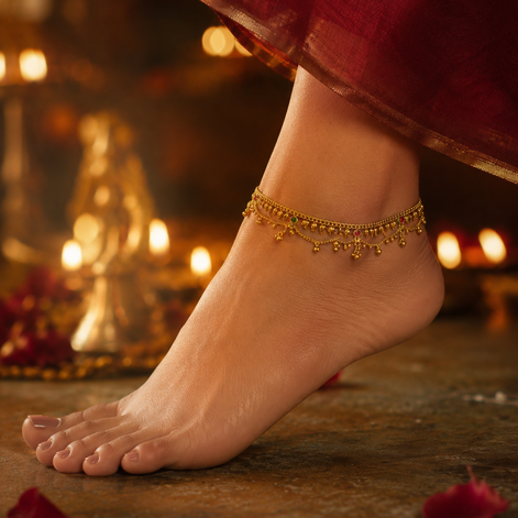 Diya anklet