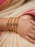 Matte Floral Bangle