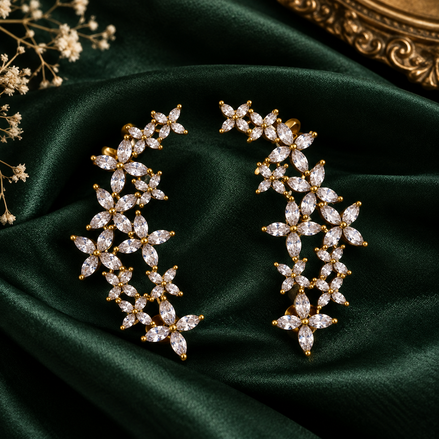 AD stone earcuff