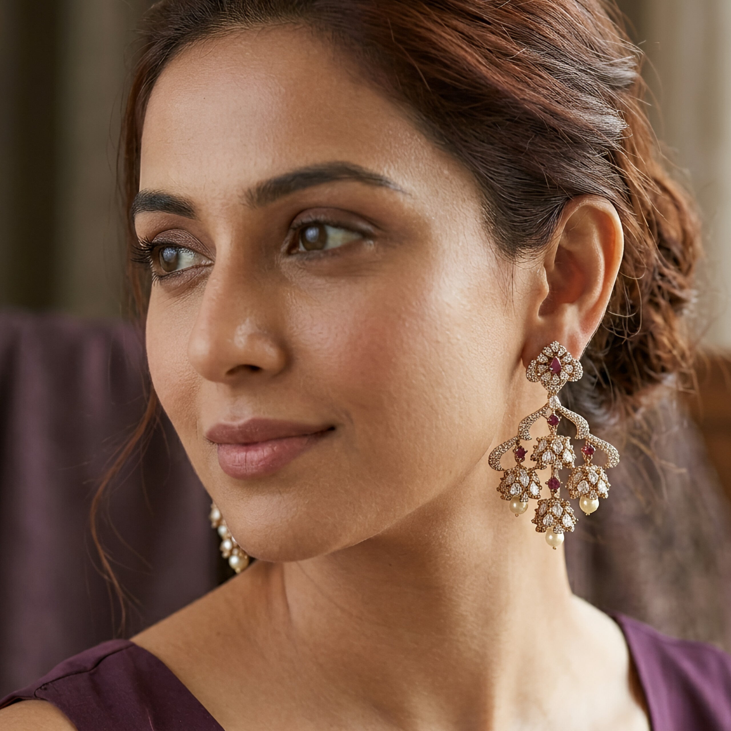 Bollywood earrings