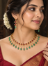 Jadau kundan semi precious jewelry