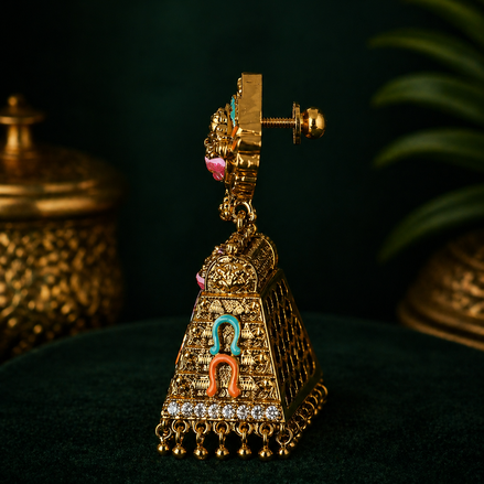Premium gopuram jumka