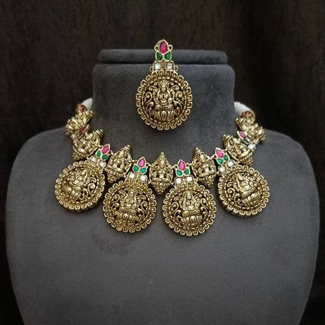 Antique lakshmi jewellery