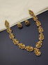 Mini Mayura Antique Peacock Necklace Set