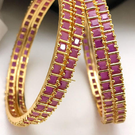 Square stone bangles