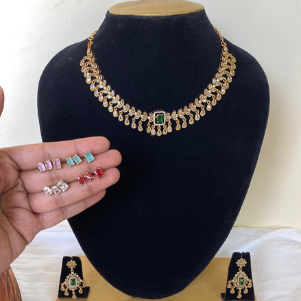 5 in 1 changeable stone jewellery