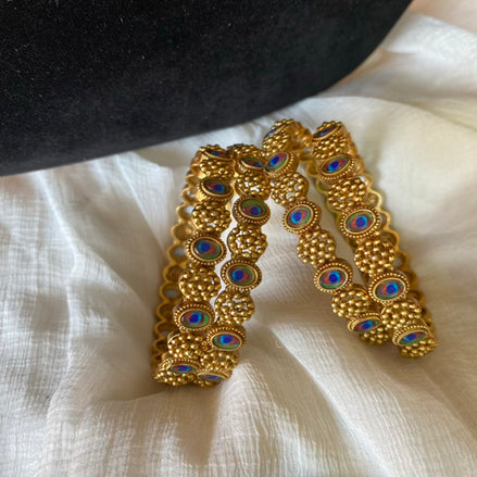 Peacock set bangles