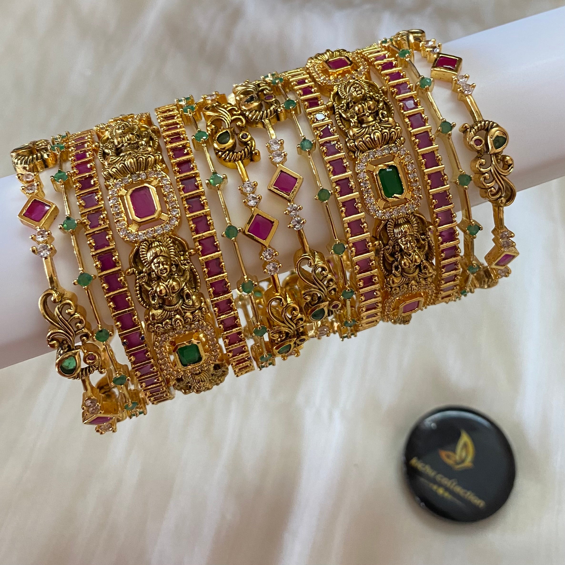 AD bridal bangle combo