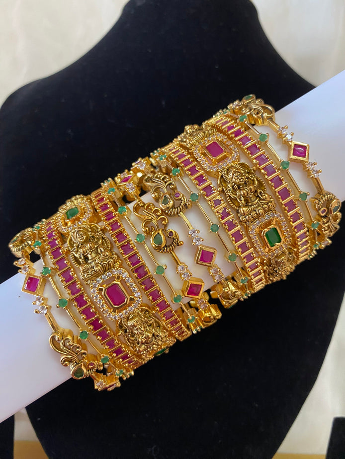 AD bridal bangle combo