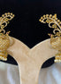 Peacock earcuff jumka