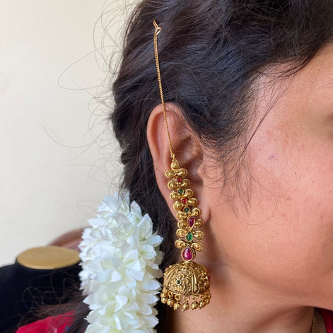 Ruby Jumka With Mattal