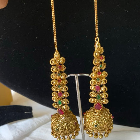 Ruby Jumka With Mattal