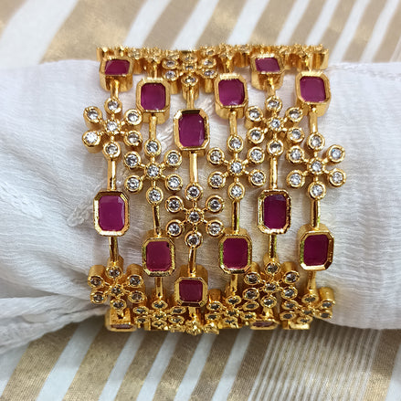 Premium Quality Ruby Bangles