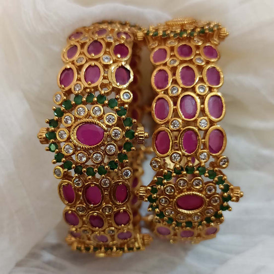 Ruby Kada Bangles