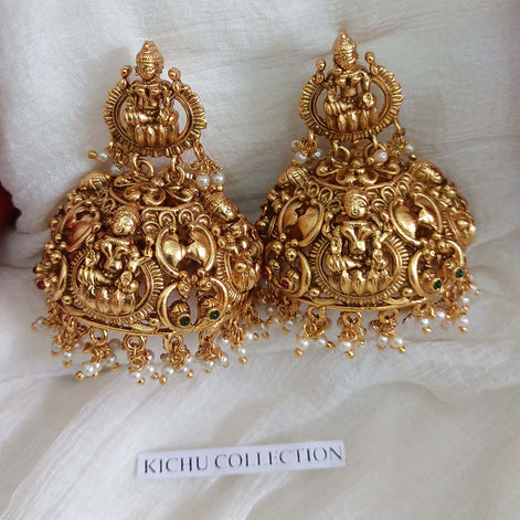 Lakshmi Pearl Jumbo Jumka