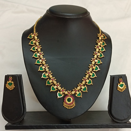 Micro Gold Plated Palakka Jewellery