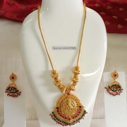 Gold Lakshmi Necklace