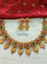Floral Coin Necklace