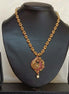 Ruby Peacock Necklace