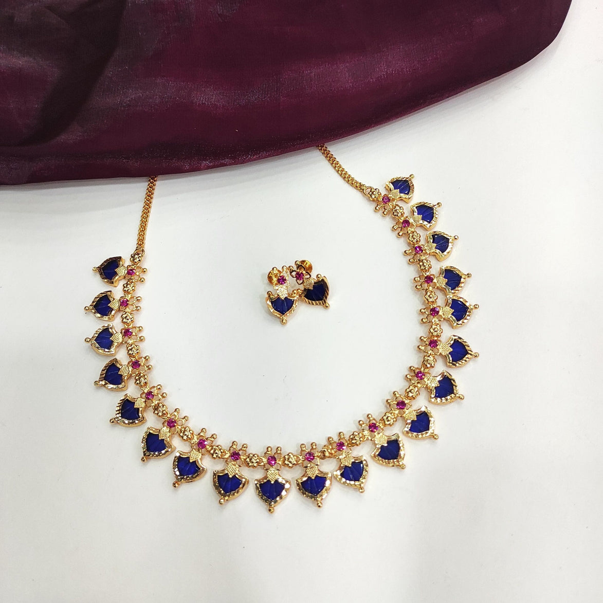 Blue palakka jewelry