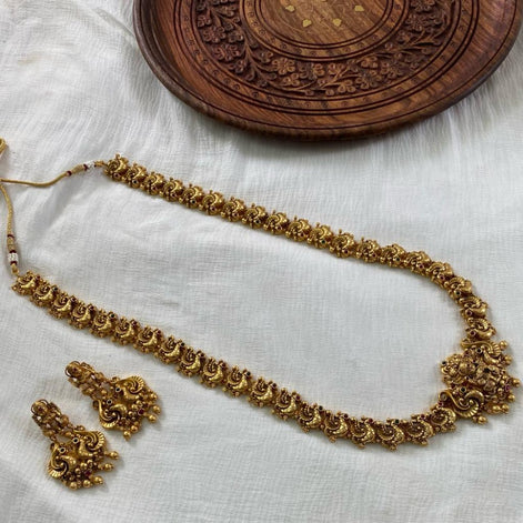 Antique lakshmi Long haram