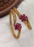 Floral ruby bangle