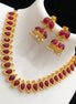 Mango necklace with jumka