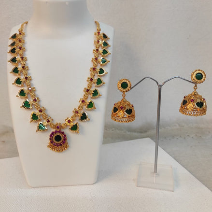 Palakka mala with jumka