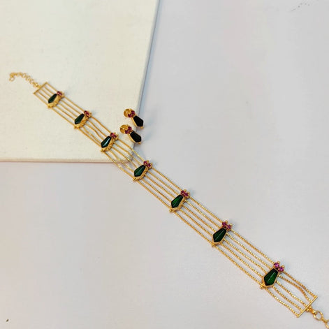 Nagapadam choker with stud