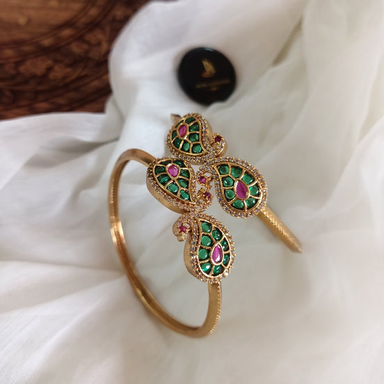 Green Kemp bangles
