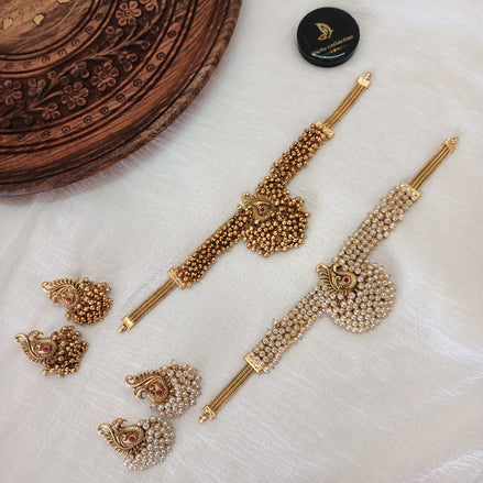 Peacock ghungroo jewelry