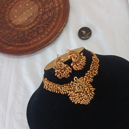 Peacock ghungroo jewelry