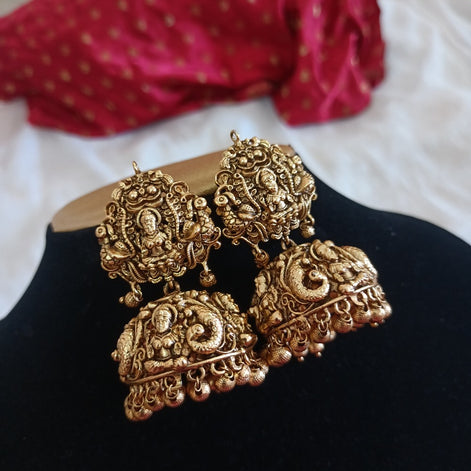 Antique lakshmi nakshi jumka