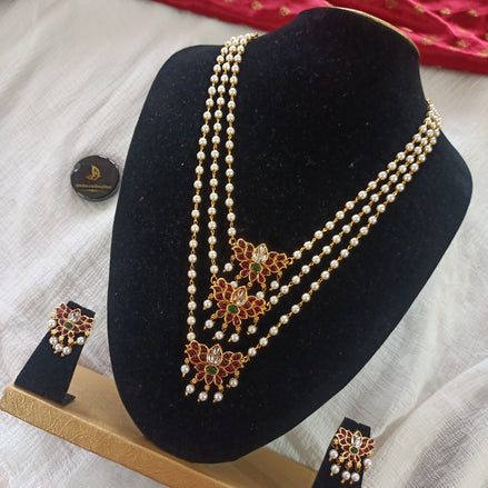 Lotus Layer pearl mala